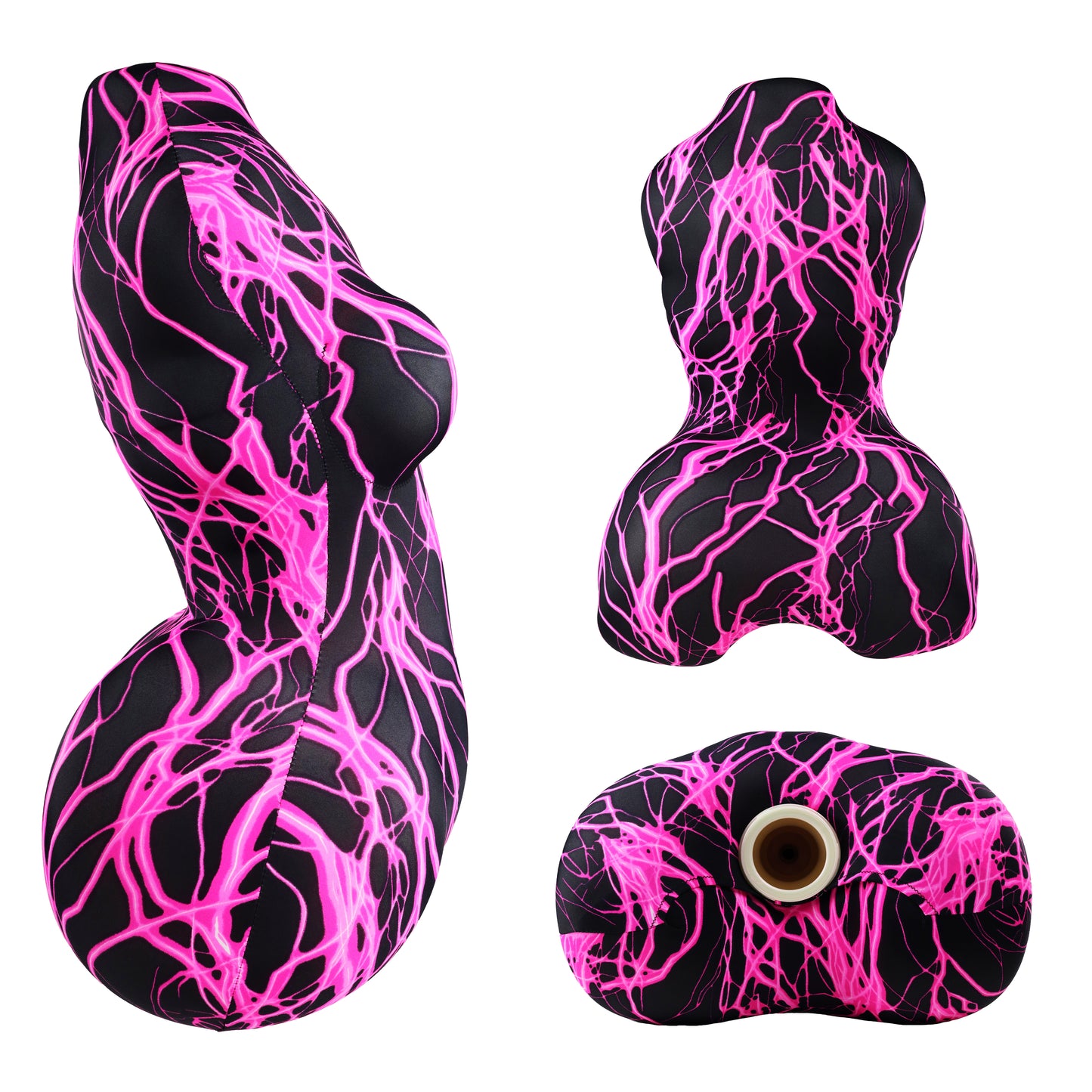Limited edition skins for the Nookie Doll sex toy mount have unique colors, designs, and patterns.